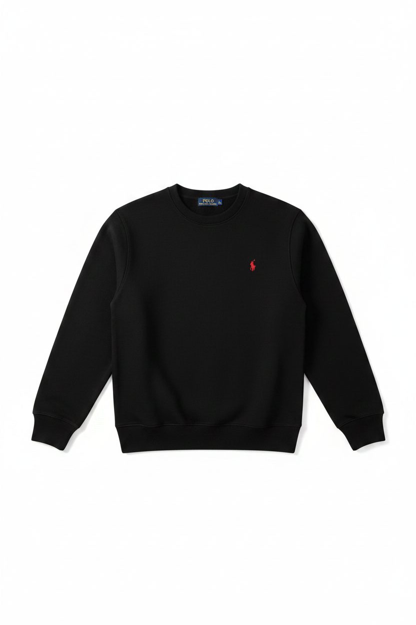 Black Polo Ralph Lauren Flat Lay